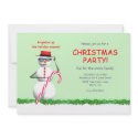 Holiday Snowman Christmas Party invitations by xfinity7 Holiday Snowman Christmas Party invitations
