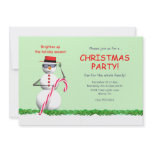 Holiday Snowman Christmas Party