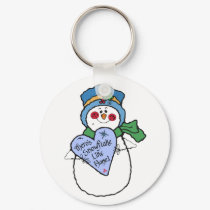 Holiday Snowman keychains