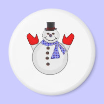 Holiday Snowman magnets