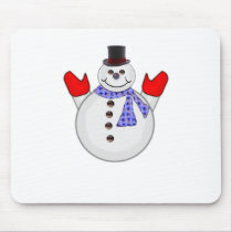 Holiday Snowman mousepads