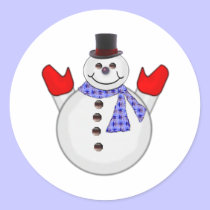 Holiday Snowman stickers
