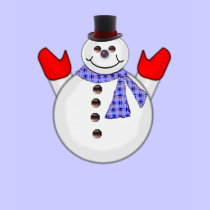 Holiday Snowman t-shirts