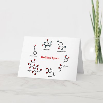 Holiday Spice Molecule Card