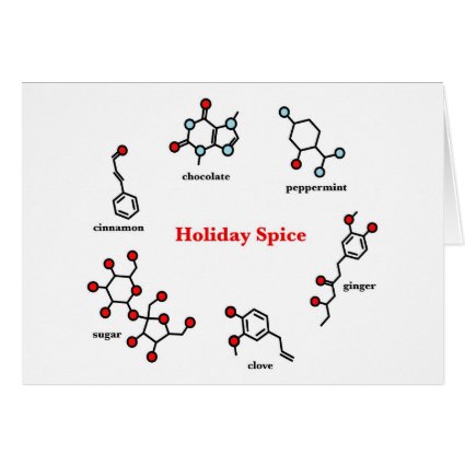 Holiday Spice Molecule Card