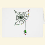 Holiday Spider Web and Lights cards