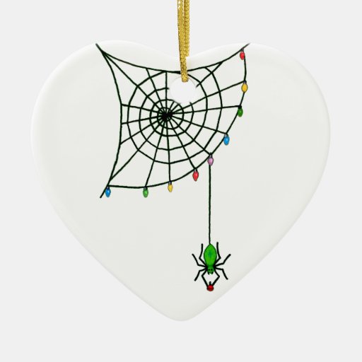 holiday spider web and lights ceramic ornament zazzle holiday spider web and lights ceramic ornament zazzle