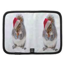 Holiday Squirrel Folio Planner