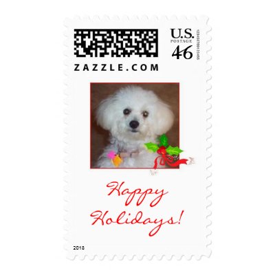 holiday stamp, Happy Holidays! by starr71