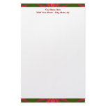 Holiday Star Pattern Stationery