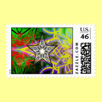 Holiday Stars Postage stamps