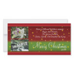 holiday stars.rg personalized photo card