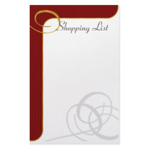 Holiday Stationary Red/Gold stationery