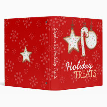 Holiday Sugar Cookie Trio Treats Recipe Binder