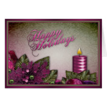 Holiday Sugar Plum Berries Card cards