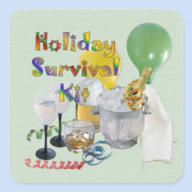 Holiday Survival Kit stickers