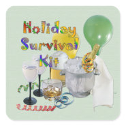 Holiday Survival Kit sticker
