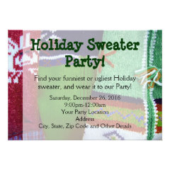 Holiday Sweater Party Invitations