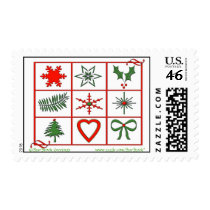 Holiday Symbols Postage postage by StarStock Holiday Symbols Postage postage
