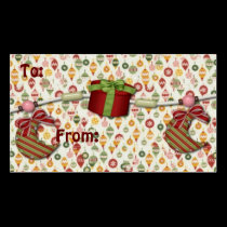 Holiday Tags business cards by Guiltypleasures Holiday Tags business cards