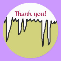 Holiday Thank you!  - stickers