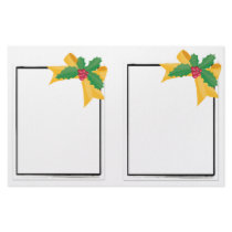 Holiday Themed Frame For Crafting stationery by Cute_Customs Holiday Themed Frame For Crafting stationery
