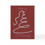 Holiday Tinsel Tree Greeting Cards