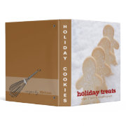Holiday Treats Recipe Binder binder