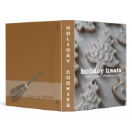 Holiday Treats Recipe Binder binder