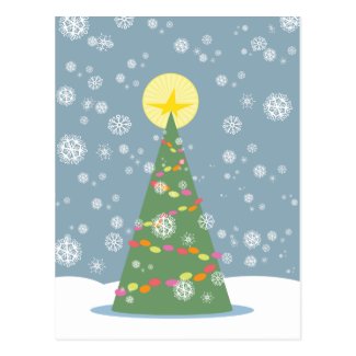 Holiday Tree Postcard