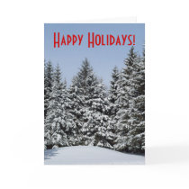 Holiday Trees Greeting Card