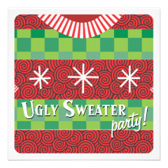 Holiday Ugly Sweater Party Invitation