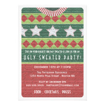 Holiday Ugly Sweater Party Invitation