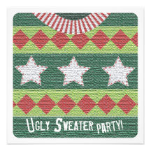 Holiday Ugly Sweater Party Invitation