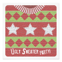 Holiday Ugly Sweater Party Invitation