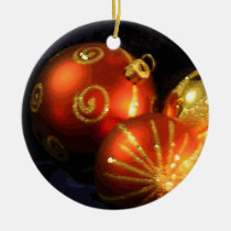 Holiday Vintage Balls Christmas Ornament