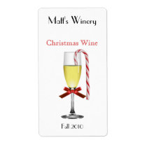 Holiday Wine Labels