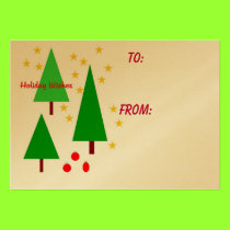 Holiday Wishes gift tag business cards by shawke123 Holiday Wishes gift tag business cards