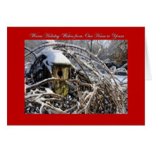 Holiday Wishes Our House to Yours Card