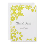 Holiday Wreath Gold P Invitation invitation