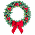 Holiday Wreath Ornament photo sculptures