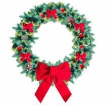 Holiday Wreath Ornament photo sculptures