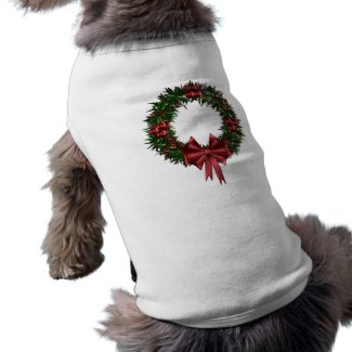 Holiday Wreath Pet Shirt