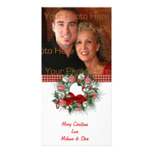 Holiday Wreath Photo Card