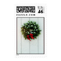 Holiday Wreath Postage Stamp by ssleek Holiday Wreath Postage Stamp