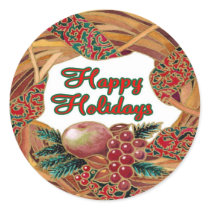Holiday Wreath stickers