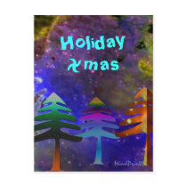 Holiday Xmas postcards