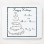Holidays 2009 Mousepad - BooBoo and Rubber Biscuit