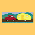 Holidays, caravan trips - contact details business cards
