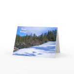 Holidays Card. Trip to Hager Mountain Fire Lookout